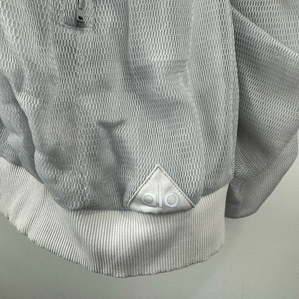 Alo Yoga Women Mesh Field Jacket‎ Size XL
